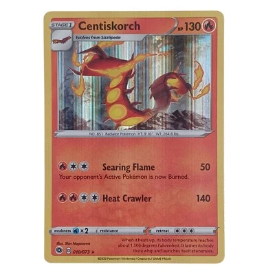  Centiskorch 010/073 Reverse Holo Rare Champions Path Pokemon Tcg NM - Image 1 of 2