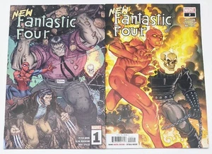 Nuevo Fantastic Four #1 #2 casi nuevo- Hulk Wolverine Spider-Man Marvel Comics 2022 - Imagen 1 de 2