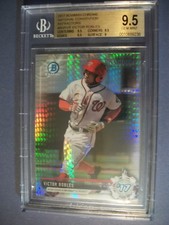 VICTOR ROBLES 2017 Bowman Chrome National Convention Refractor BGS GEM MINT 9.5