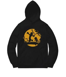 Calvin and Hobbes Let's Go To Play Hooded Sweater Jacket Pullover Hoodie - Picture 1 of 18