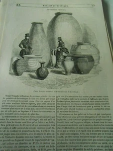 Les Grandes Amphores 1848 Gravure Print Article - Picture 1 of 1