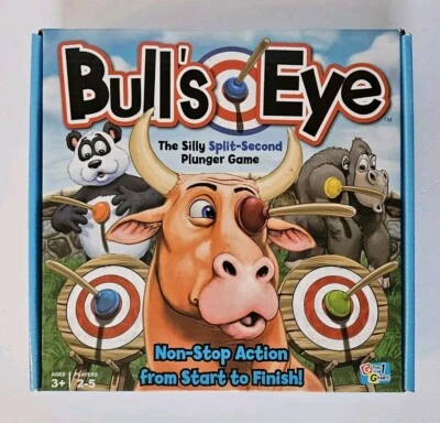 Bull's Eye The Silly Split Second Plunger Matching Game Great Condition COMPLETE - Image 1 of 4