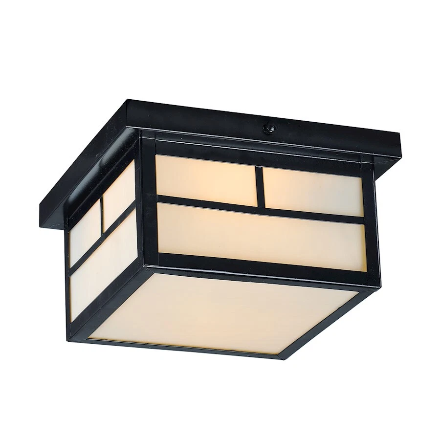 Maxim Lighting Coldwater 2-Light Outdoor Ceiling Mount, Black - 4059WTBK - Image 1 of 1