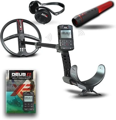 XP Deus II Metal Detector (DEUS2-28FMFRCEA + MI-6 + WSAII)  (11" coil) - Image 1 of 4