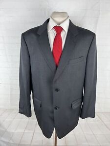 Jones New York Men's Dark Gray Solid Wool/Silk Blazer 44R $495