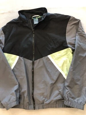 Chaqueta cortavientos Tek Gear para hombre grande cremallera completa cortavientos informal Foto 1 de 4