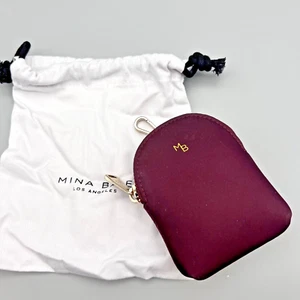 Mina Baie Syrah Nylon Baie Clip Pouch- Retired Color- Gold Colored Hardware - Picture 1 of 10