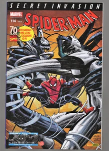 MARVEL SPIDERMAN N°114 + LITHO EXCLUSIVE 2/4 , PANINI COMICS , ETAT DE NEUF !! - Imagen 1 de 3