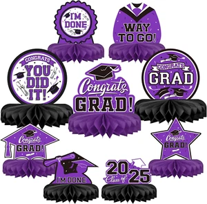 9PCS Graduation Party Decorations Congrats Grad Table Centerpiece Congratulate G - Picture 1 of 12