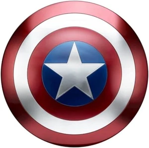 Captain America Schild Requisite Handarbeit Replik First Avenger Shield Metallschild - Bild 1 von 4