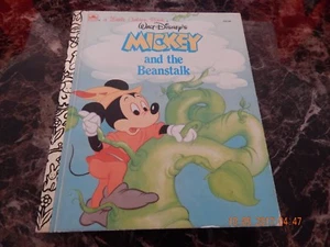Walt Disney's Mickey and the Beanstalk (1988, Hardcover) Golden Book - Picture 1 of 2