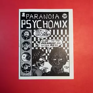 Paranoia Psychomix #1 underground/mini comix Jim Ryan 1980 Geerdes, Holman, ecc - Foto 1 di 4