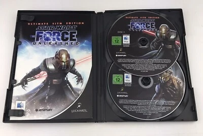 Star Wars The Force Unleashed Mac PC 2008-2009  CD Disc - Image 1 of 4