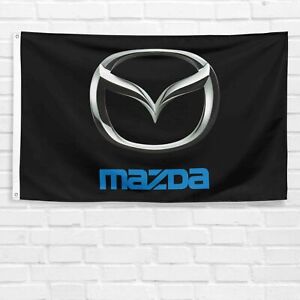For Mazda 3x5 Ft Banner JDM Rotary Miata Speed RX7 RX8 Car Racing Sign Flag