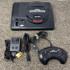 Sega Genesis Model 1601 Gen 1 Console System Bundle - Tested and Works