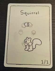 Cardboard Crack Patreon 1/1 Squirrel Juggling Acorns Lenticular Artist Token MTG - Picture 1 of 2