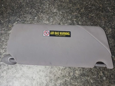 08-12 Honda Accord Left Driver Sun Visor Sunvisor Shade Lighted Gray Used OEM - Image 1 of 4