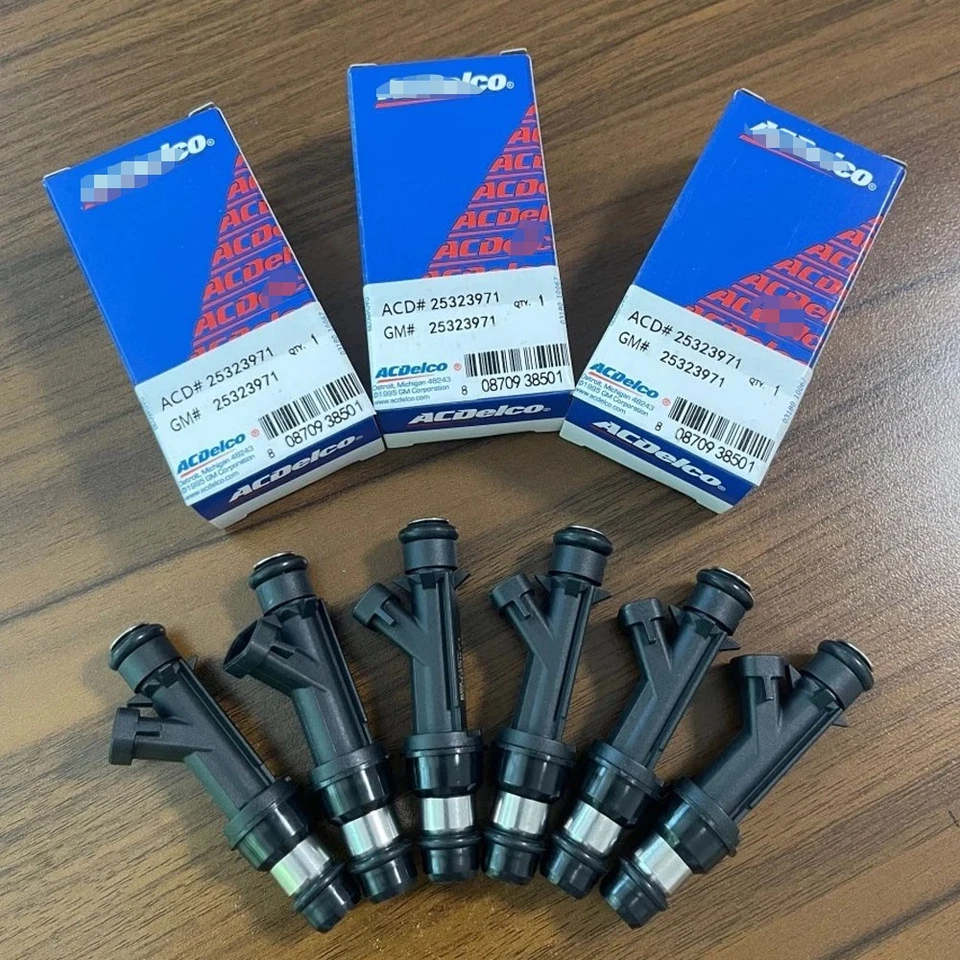 6x OEM 25323971 2hole Fuel Injector for Buick Chevy Pontiac Oldsmobile 3.1L 3.4L Foto 1 de 4