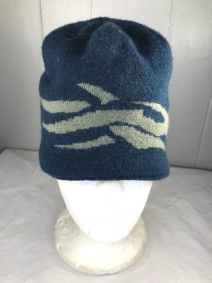 Sitka Large Logo Winter Hat Beanie Blue Fleece - Size OSFA - Image 1 of 4