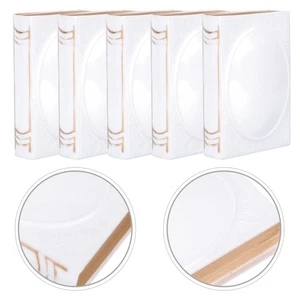 Caja de almacenamiento de adornos bíblicos para niñas 6 piezas mini bisagras estrecha estuche para joyas - Imagen 1 de 12