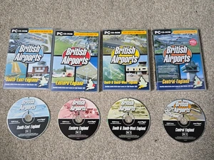 Just Flight British Airports Vol. 1-4 PC Add-On FS2002/04 (see notes) - Picture 1 of 2