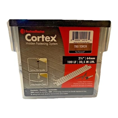 FASTENMASTER Collated Cortex Hidden Fastening System for Trex Enhance Deck Screws Tiki Torch