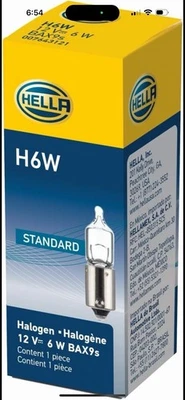 Bombilla Hella H6W 12V 6W Bax9S T2.75 Multi  Foto 1 de 2