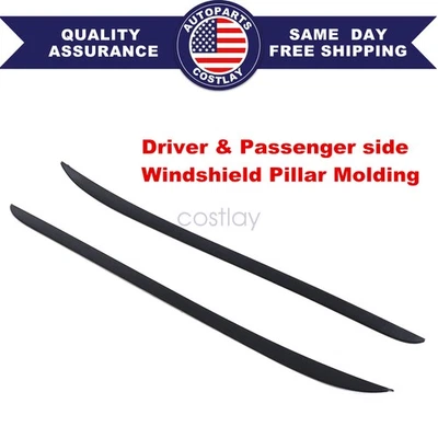 For Ford Focus 2012-2018 Driver & Passenger side Windshield Pillar Molding - Image 1 of 4