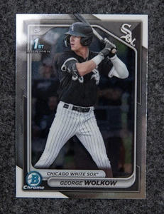 2024 Bowman Chrome 1st Bowman George Wolkow #BCP-144 (RC) - Bild 1 von 2