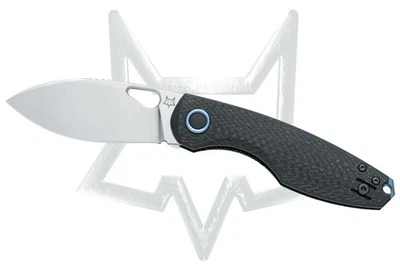 Cuchillo de bolsillo Fox Knives Chilin Liner Lock fibra de carbono M398 acero inoxidable FX-530 CF Foto 1 de 2