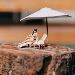 Miniatur Sexy Beach Figur v.1 1/87 Diorama No Preiser Weihnachten limitiert GESCHENK - Bild 1 von 5