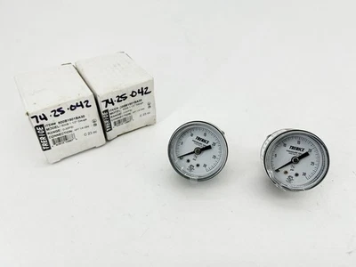 Lot of 2 New Trerice 800B1501BA30 Pressure Gauges 800B 1-1/2" 0-30psi 1/8" CBM - Image 1 of 4