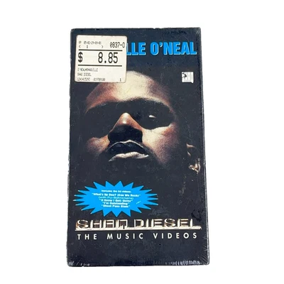 SHAQ DIESEL Shaquille O’Neal Rap Videos VHS 1994 MTV NBA Magic Factory Sealed - Image 1 of 4