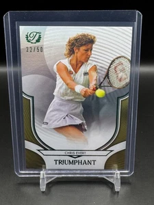 2025 Topps Triumphant Tennis CHRIS EVERT GOLD 22/50 #18 - Bild 1 von 2
