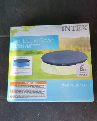 Intex 28020E 8ft. Above Ground Swimming Pool Debris Cover Tarp - Image 1 of 2