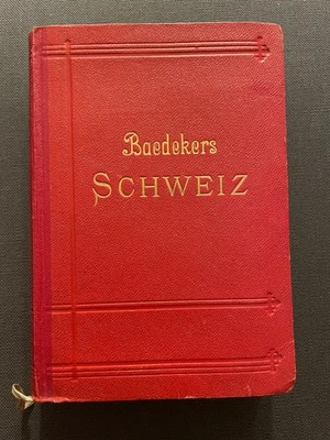 Baedekers`s Schweiz - Auflage von 1920 - Bild 1 von 4