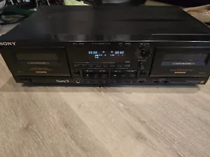 Sony TC-WR801ES Double Stereo Auto Reverse Cassette Tape Deck Dolby S Vintage Lesen - Bild 1 von 14