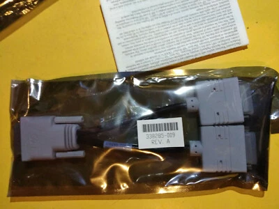  HP 338285-009 DMS-59 TO DVI DUAL LINK VIDEO ADAPTER NEW IN PACKAGE - Image 1 of 4