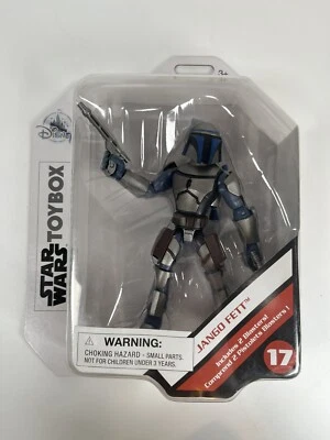 Figura exclusiva de la tienda Disney Toybox Star Wars Jango Fett #17 nueva en caja Foto 1 de 2