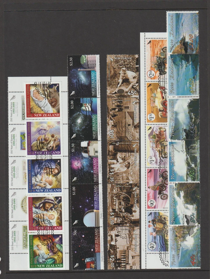 新西兰 2000 年代新西兰邮政邮票 6 件装二手棒 (VF) — 第 1/1 张图片