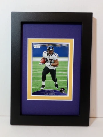 Ray Rice Baltimore Ravens Display Custom Framed NFL Football Card Plaque Cover
