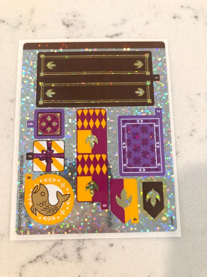 LEGO STICKER SHEET for 41167 Sheet 2, Arendelle Castle Village, New & Genuine! - Image 1 of 1