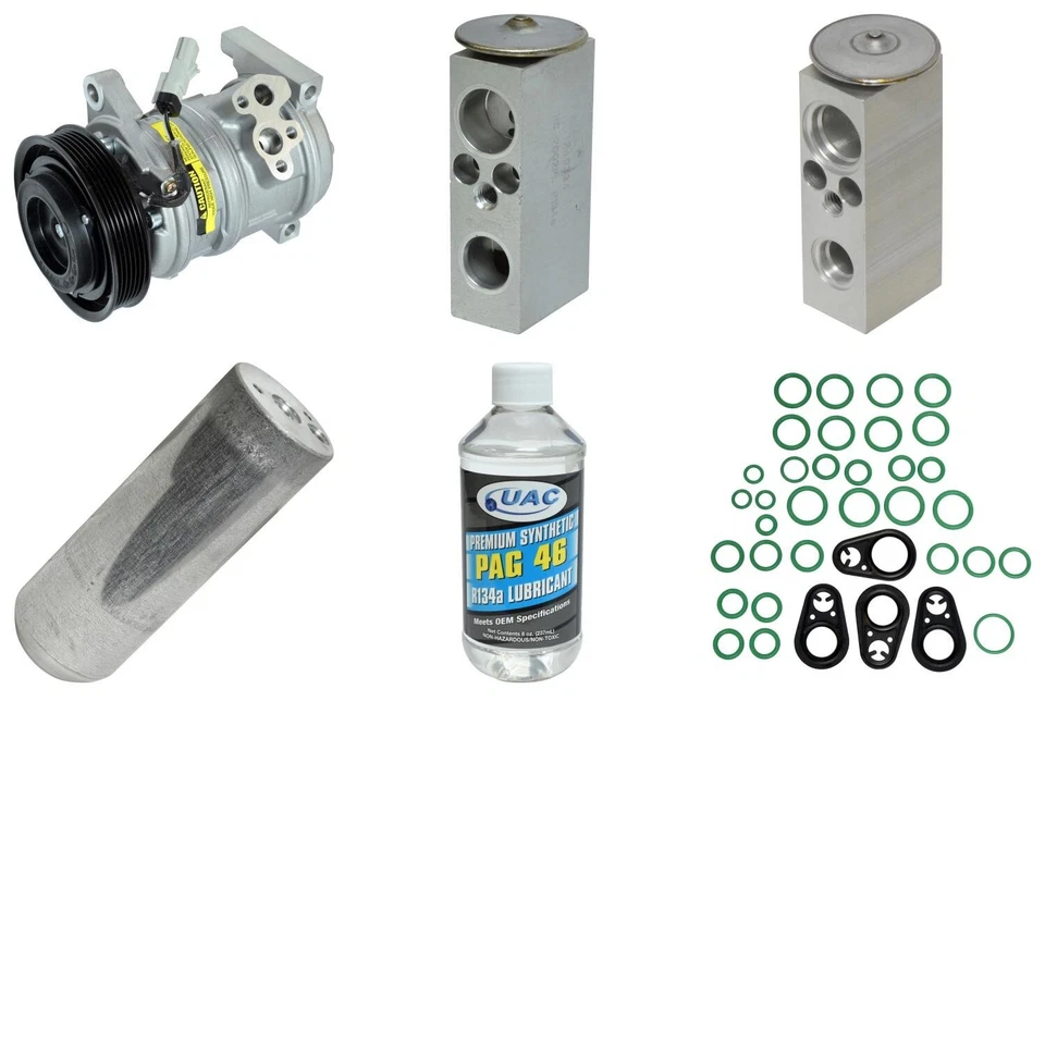 Kit de compresor de aire acondicionado para Chrysler Voyager 2001-2004 UAC 2002 2003 Foto 1 de 1