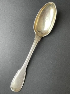 Cuillère ancienne en Argent Massif XVIIIe - Poinçons à identifier - Imagen 1 de 5