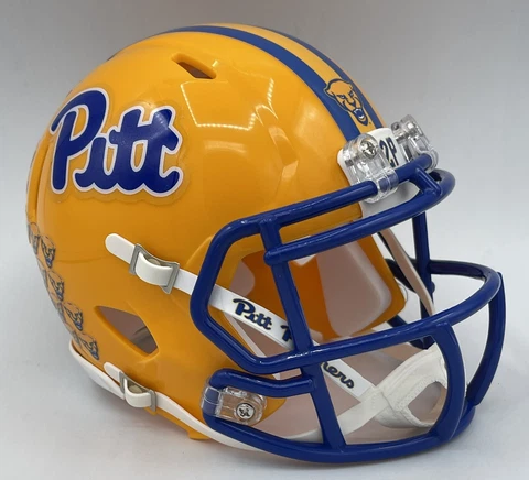 CUSTOM RIDDELL SPEED MINI FOOTBALL HELMET - PITTSBURGH PANTHERS Cover
