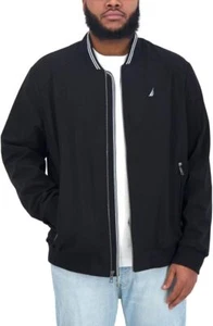 Chaqueta bomber ligera con cuello a rayas para hombre Nautica - Imagen 1 de 27