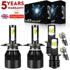 For Isuzu Trooper Headlight 1987-2005 Xenon White 6000k Led Fog Side Light Bulbs