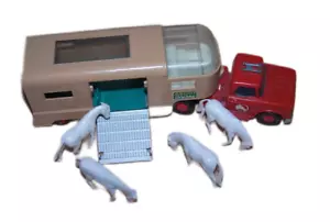 Vintage Matchbox Lesney England Ascot Stables Horse Van Dodge Tractor & Trailer - Picture 1 of 11