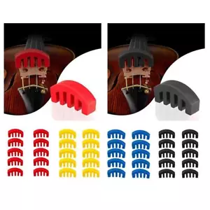 More details for 10pcs universal violin rubber mute for violino practice accs