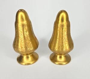 Pickard China ? Gold Salt And Pepper Shaker Vintage Art Deco - Picture 1 of 3